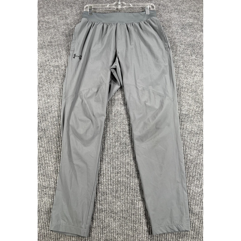 Under Armour Pants Mens Medium Gray Fitted Active Workout Running Casual Gym